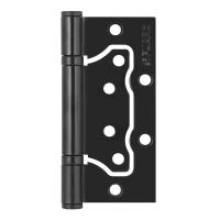 Петля универсальная без врезки N100500/2BB-BL ( бывш. 500-2BB 100x2,5 BL) (черный матовый)