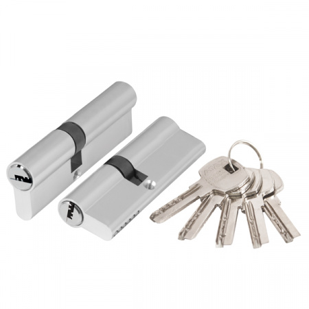 Цилиндровый механизм AX200/80 mm (35+10+35) CP хром 5 кл.