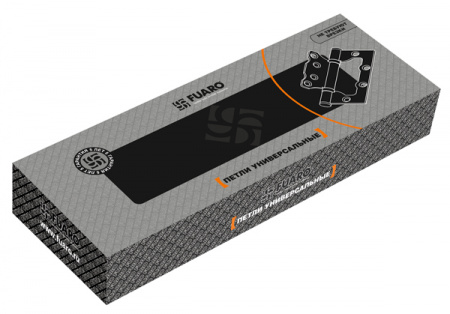 Петля универсальная без врезки 500-2BB 100x2,5 SB (мат. золото)